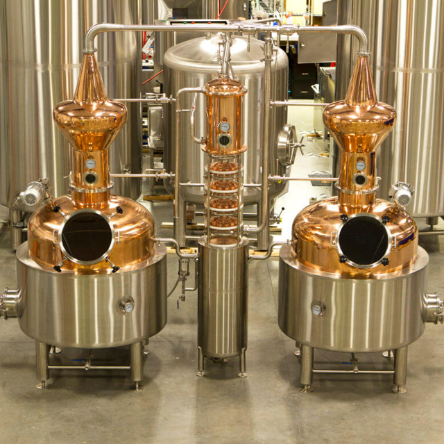 500L Professional Customized Copper Vodka Gin Distillery Machine