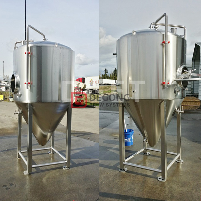 2000L craft brewing equipment stainless steel conical beer fermentation fermenting equipment