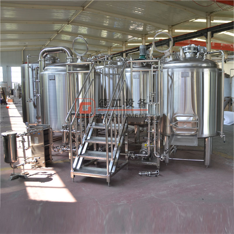1000L Commercial Used 2 Vessel Or 3 Vessel Brewhouse Beer Brewing