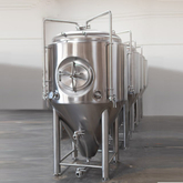 500L Double Wall Dimple Jacket Stainles Steel Conical Insulated Beer Fermentation Tank Available