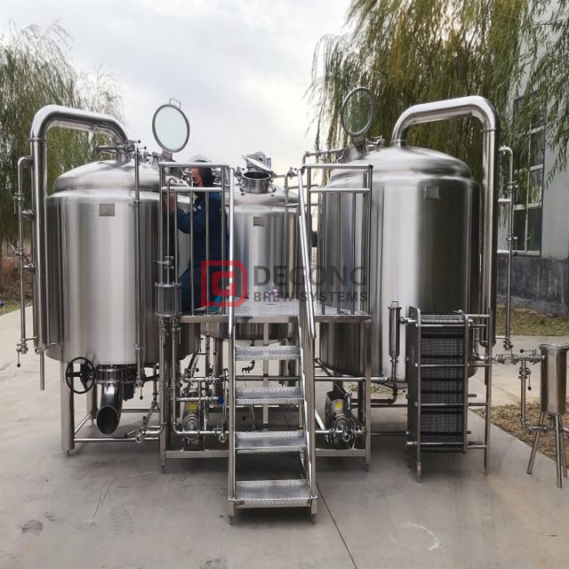 2000l Stainless Steel 3vessel Craft Beer Making Machine Beer Brewhouse