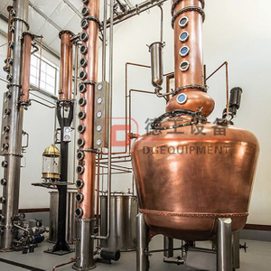 500L Alcohol Distillation equipment industrial distillation column vodka/gin/brandy still machine