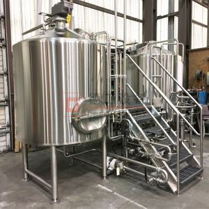 Brewing process 500L beer brewing system with dimple jacketed fermenters start-up business