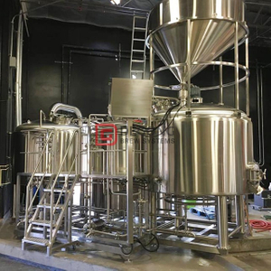 CE PED Certificated 1000L Micro Beer Brewery Equipment with Fermentation Tanks | 3 Vessels Brewhouse