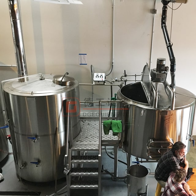 500L Stainless Steel Small Beer Production Equipment With TwoVessel