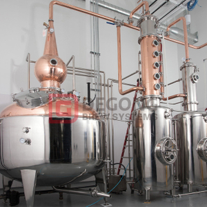 1000L Distilling Machine Alambic Distillation Unit Professional Copper Distillery Alcohol Distiller