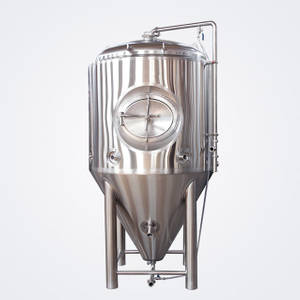 1000L Customizable Side/top Manhole Cooling Jacket Insulated Conical Beer Fermenter Brewery Tank Available for Sale