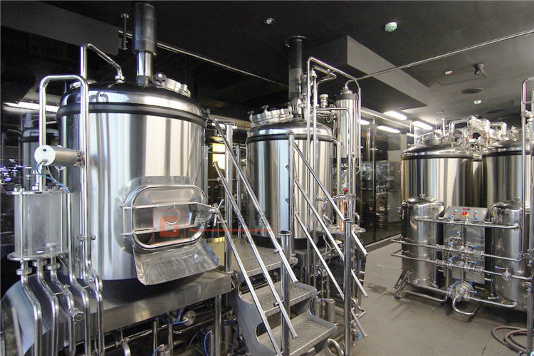 Steam Combined Electric Heating 1000L Stainless Steel Automatic Beer