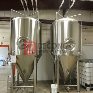 Craft breweries 10bbl 20bbl 30bbl Fermentation Tank Beer Fermenting Vessel Blow Off with Glycol Jacket 