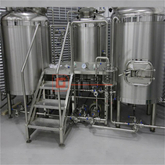 500L 2 Vessel / 3 Vessel / 4 Vessel Stainless Steel Beer Brewhouse Equipment Customized for Sale