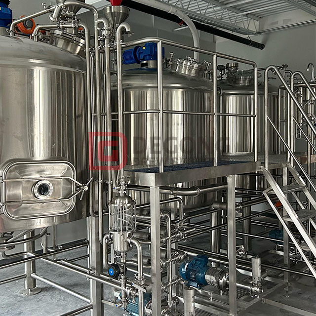 500L Brewpub Beer Equipment Microbrewery Unit Stainless Steel Brewing