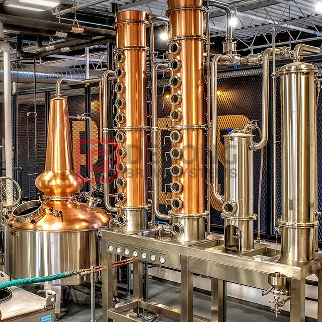 Copper Distiller Alcohol Distilling Machine Distillery For Brandy