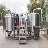 20HL Turnkey Breweries build your own beer brewing system stainless steel or cladding copper